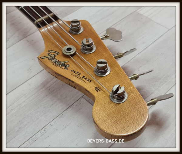 Fender Custom Shop LTD 60s Jazz Bass, Relic 3 Tone Sunburst, Limited Edition *B-Ware*